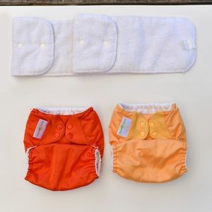 bumGenius Original 5.0 - Red & Orange Lot of 2